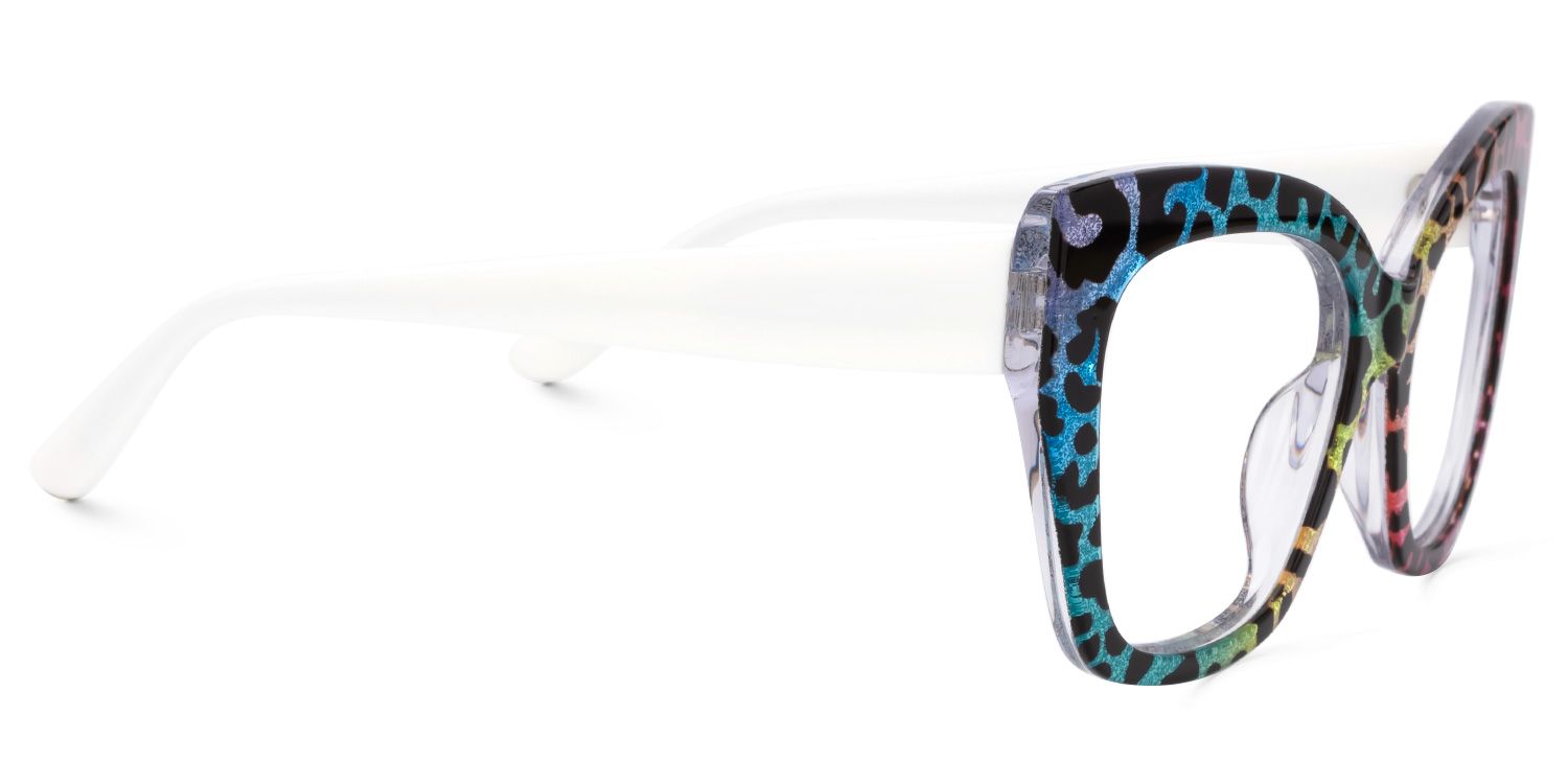 Haidera - Cat Eye Multicolor Eyeglasses | Vooglam 4