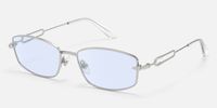 Bladework - Rectangle Silver Sunglasses