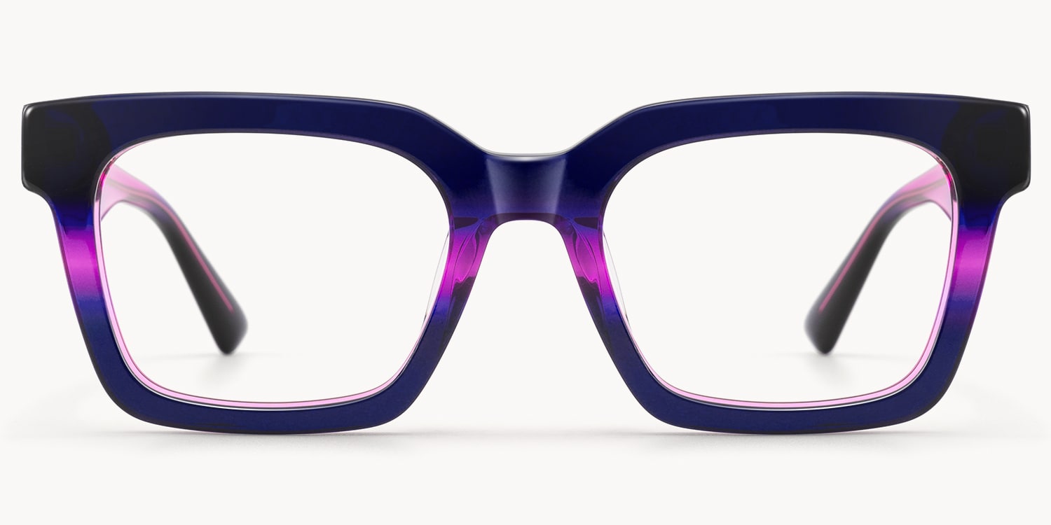 Loop - Square Two-tone Eyeglasses - 1