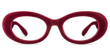 Libby - Trendy Butterfly Red Eyeglasses