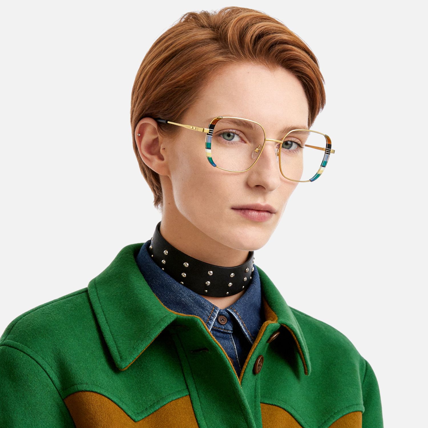 Explore the design story of Milana - Square Multicolor Eyeglasses | Vooglam