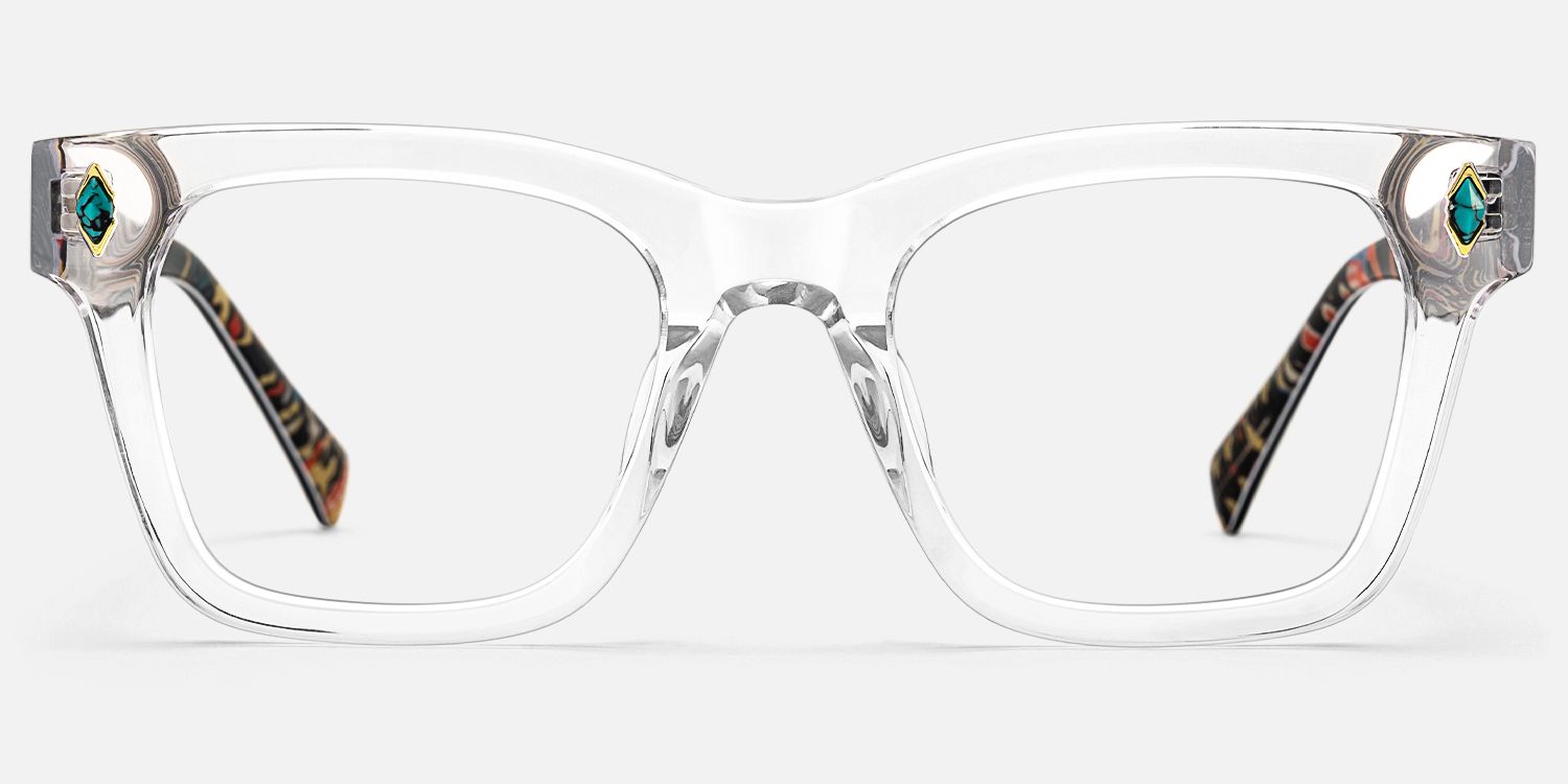 Adinkra - Square Transparent Eyeglasses product detail 2