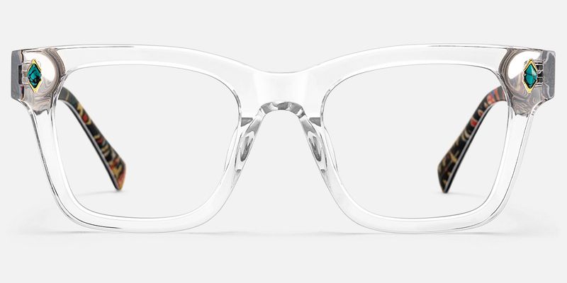 Adinkra - Square Transparent Eyeglasses