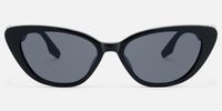 No Fate - Cat Eye Black Sunglasses | Vooglam Angle View