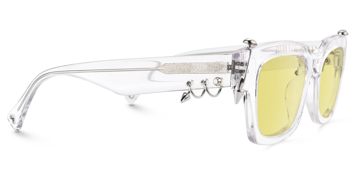 Sabrina - Rectangle Crystal Eyeglasses