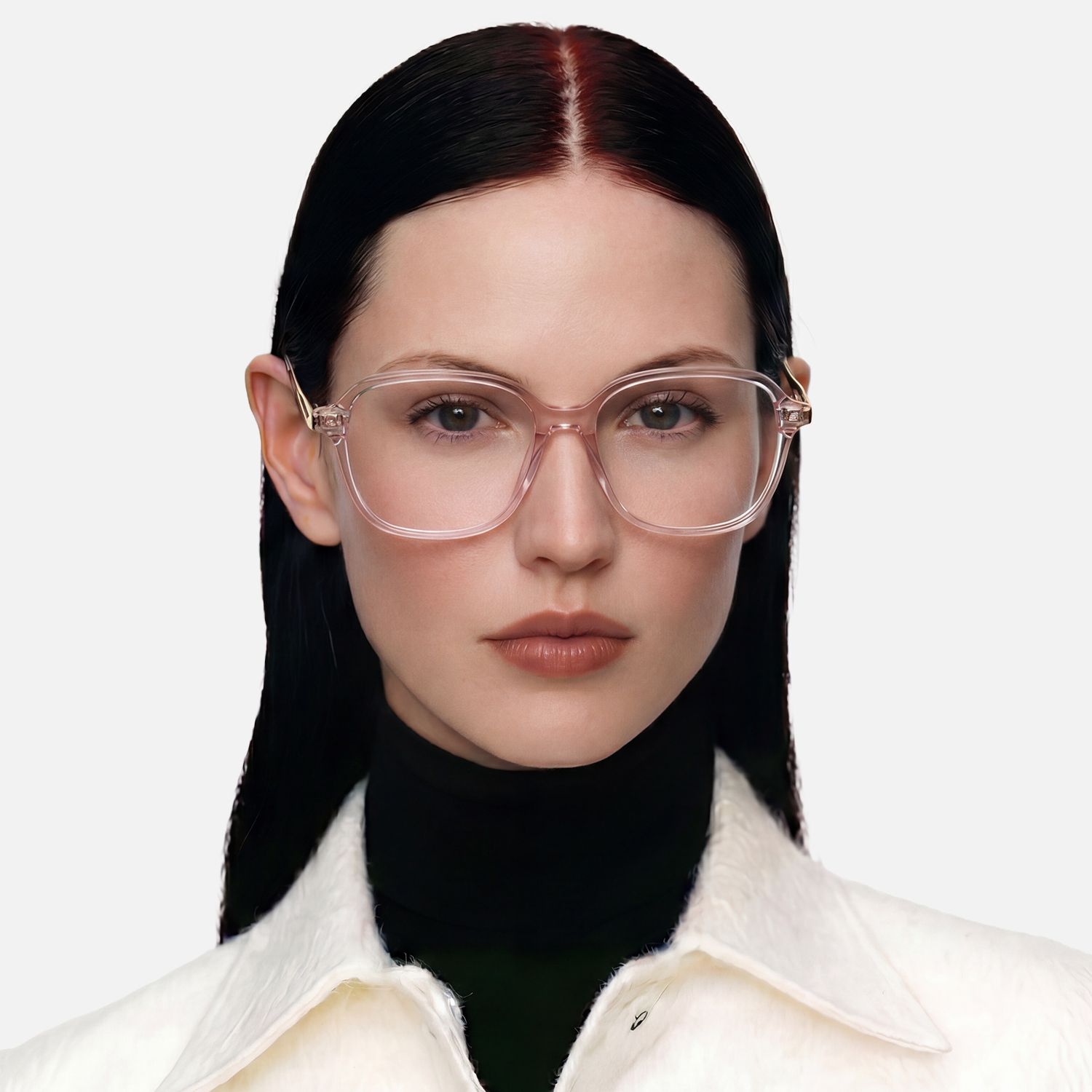 Explore the design story of Odyssey - Square Pink Eyeglasses | Vooglam