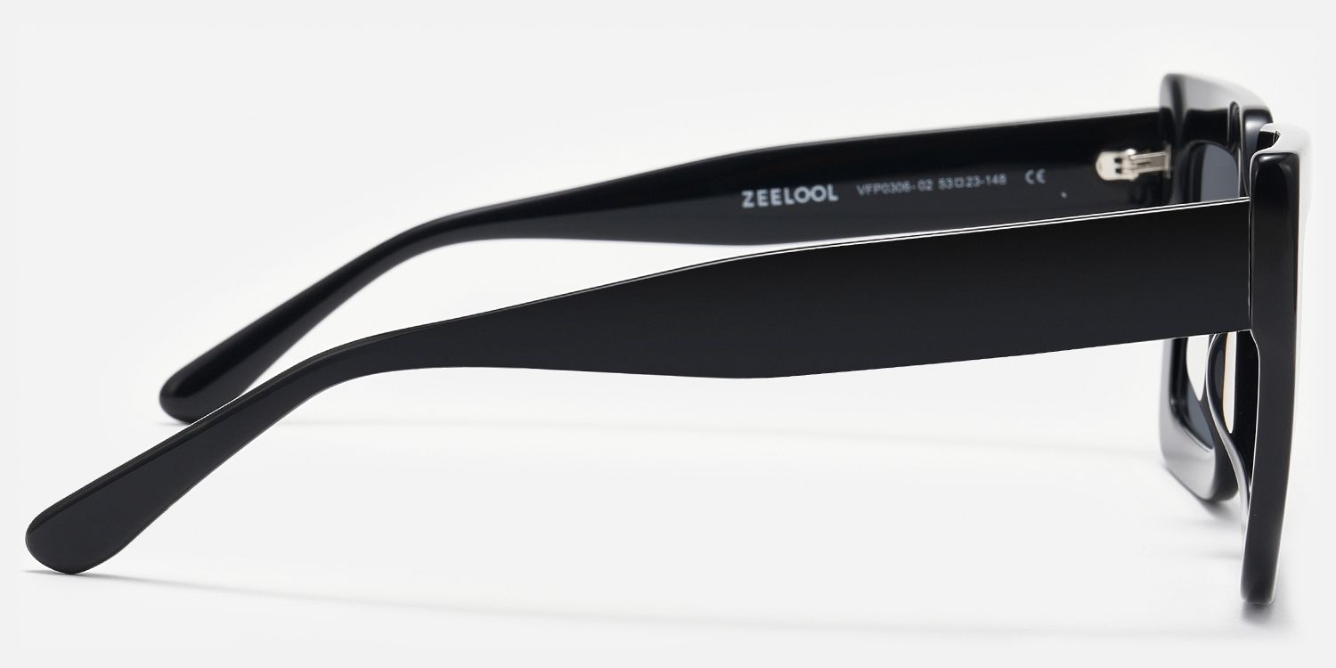 Charisse - Square Black Sunglasses product detail 3