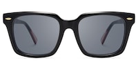 Valor - Square Black Sunglasses - 1