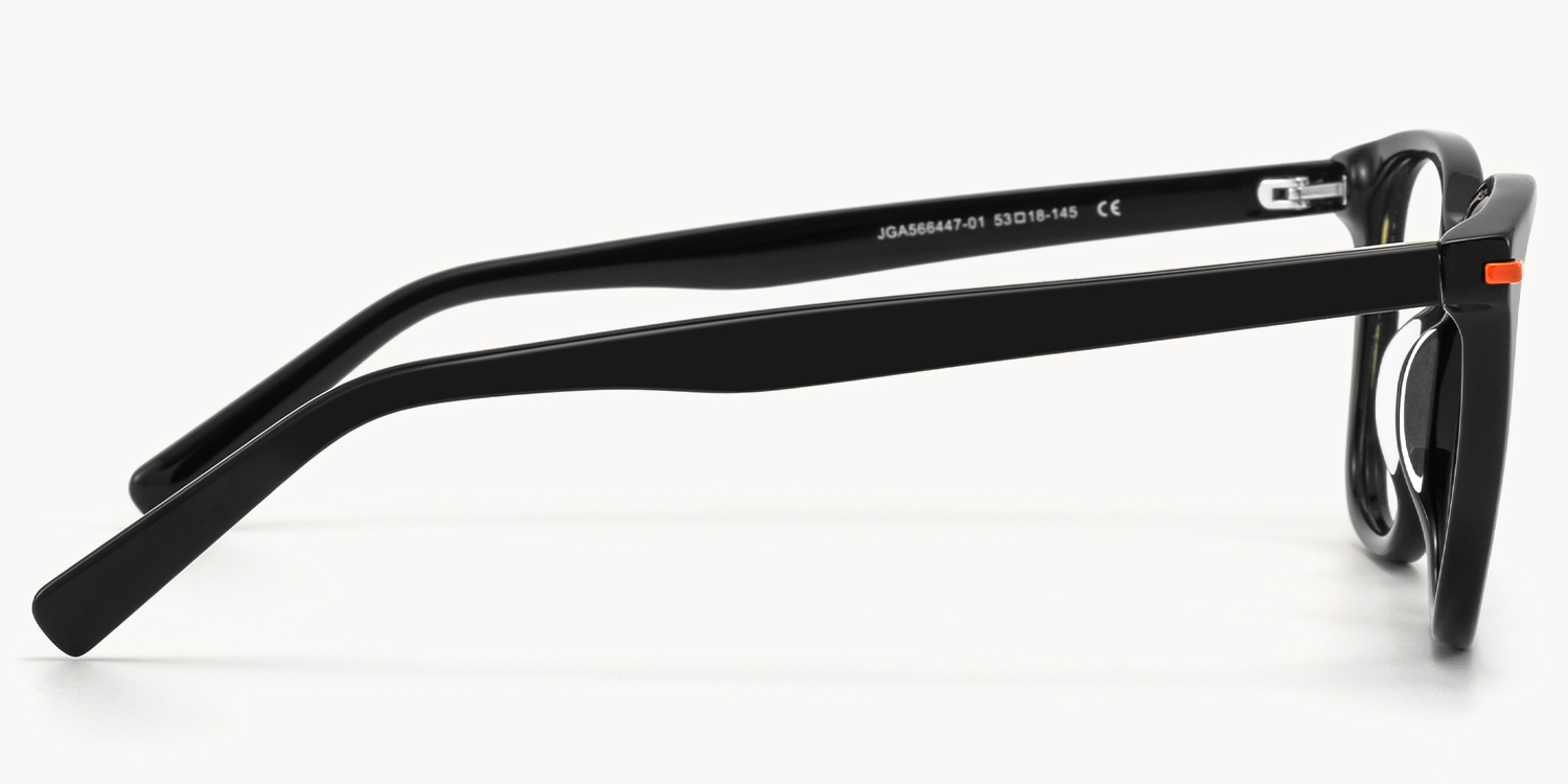 Holo - Square Black Eyeglasses - 4
