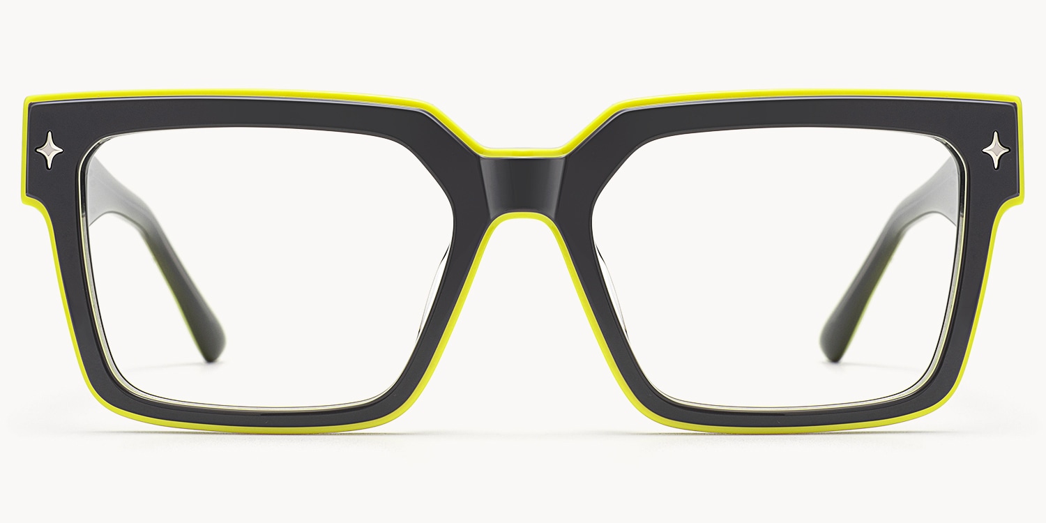Havok - Rectangle Gray Eyeglasses - 1