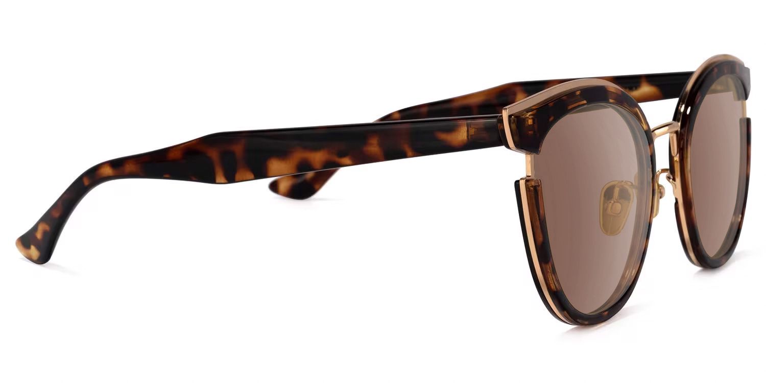 Stylish Tortoiseshell  RETRO LOOK Sunglasses FOR WOMEN *NEW* Womens Retro Classy Chic Mod Squared Cat Eye Plastic  main image 4