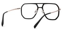 Galdesa - Aviator Black Eyeglasses | Vooglam Side View