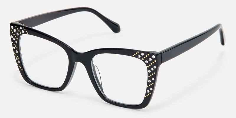 Glitz - Cat Eye Black Eyeglasses
