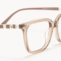 Terra - Square Champagne Eyeglasses - 4