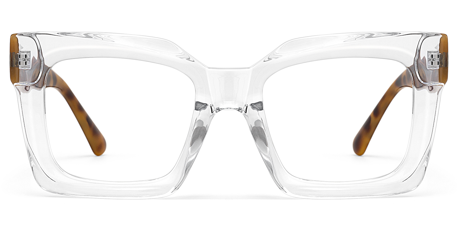 Pacheco - Clear Square Glasses Tortoiseshell Arms