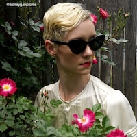 Naira - Cat Eye Black Prescription Sunglasses - 7