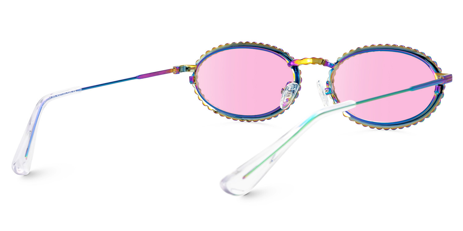 Fergie - Oval Multicolor Sunglasses - 3