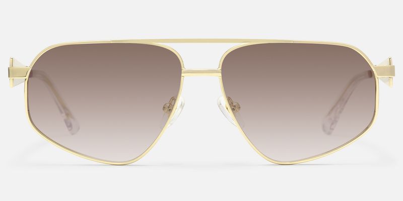 Trance - Aviator Gold Sunglasses
