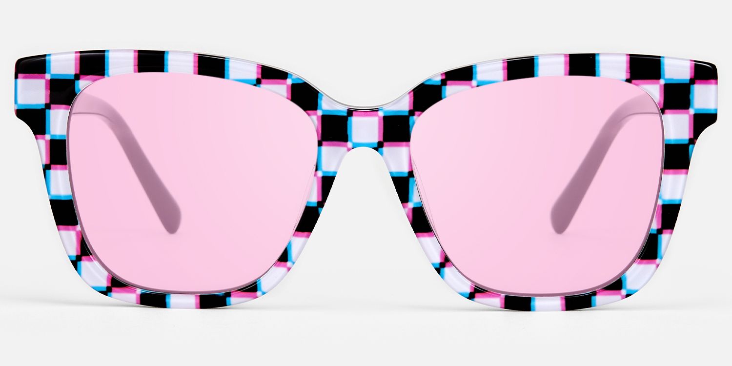 Laisha - Square Pattern Sunglasses product detail 2