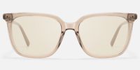 Terra - Champagne Square Acetate Sunglasses | Vooglam Angle View