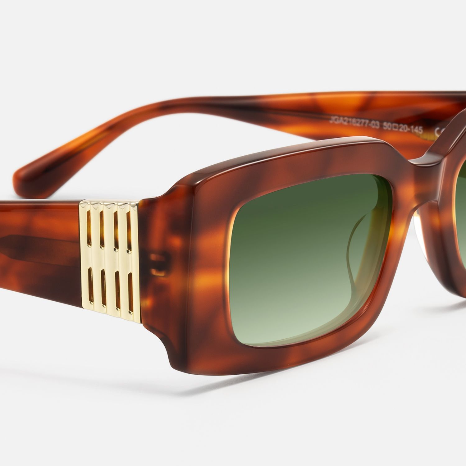 Aurelia - Red Tortoise Gradient Sunglasses | Vooglam Design Details