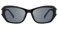 Flicker - Geometric Black Sunglasses - 1