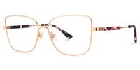 Briar - Square Rose Gold Eyeglasses