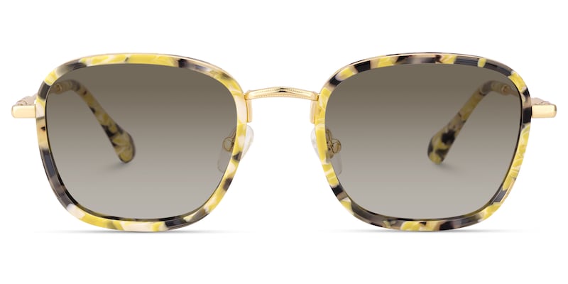 Sundance - Square Yellow Sunglasses