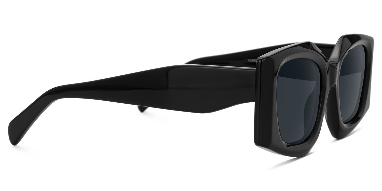 Madelief - Geometric Black Sunglasses | Vooglam 4
