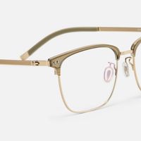 Chord - Rectangle Green Eyeglasses | Vooglam Design Details