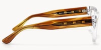 Asante - Square Transparent Eyeglasses - 5