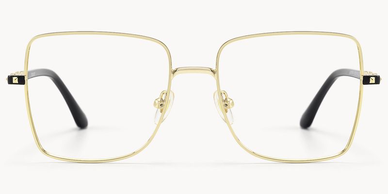 Devereu - Square Gold Eyeglasses