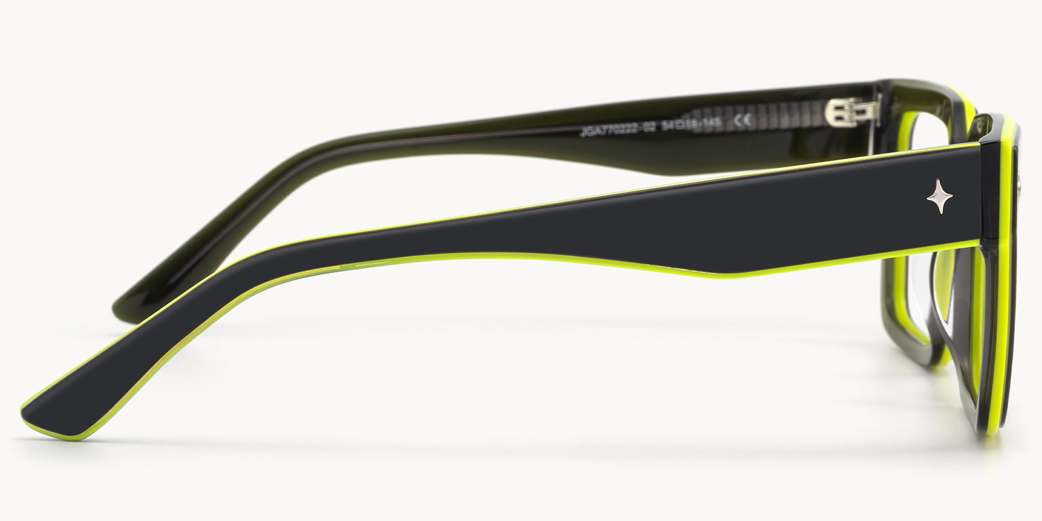 Havok - Rectangle Gray Eyeglasses - 6