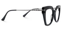 Elandra - Cat Eye Black Eyeglasses | Vooglam 