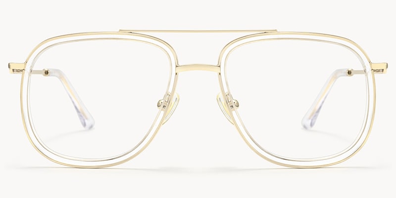 Breeze - Aviator Transparent Eyeglasses