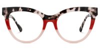 Gafna - Cat Eye Tortoise Eyeglasses | Vooglam Angle View