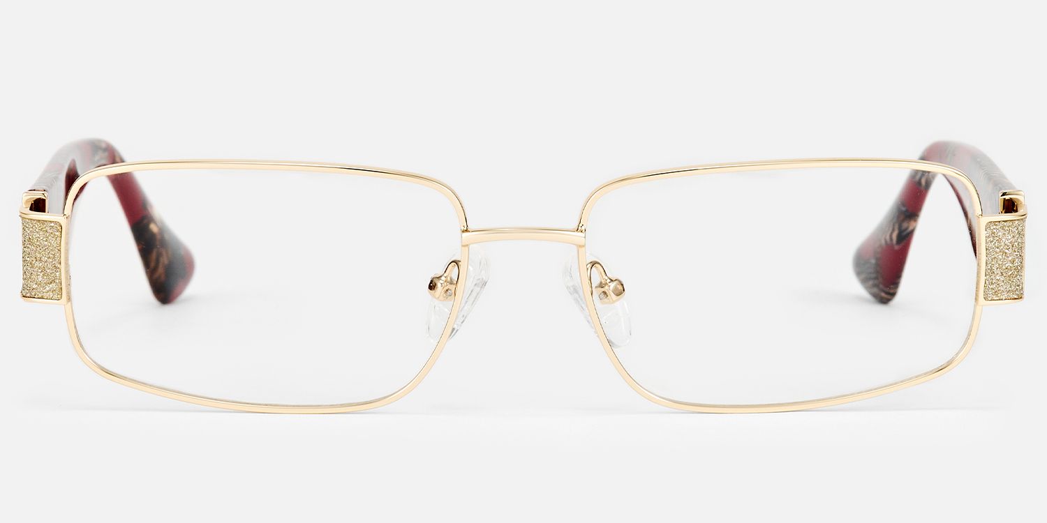 Alexandra - Rectangle Floral Eyeglasses product detail 2