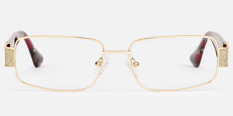 Alexandra - Rectangle Floral Eyeglasses