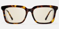 Chaparral - Retro Rectangle Tortoise Sunglasses | Vooglam Angle View