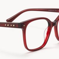 Spacek - Square Red Eyeglasses - 4