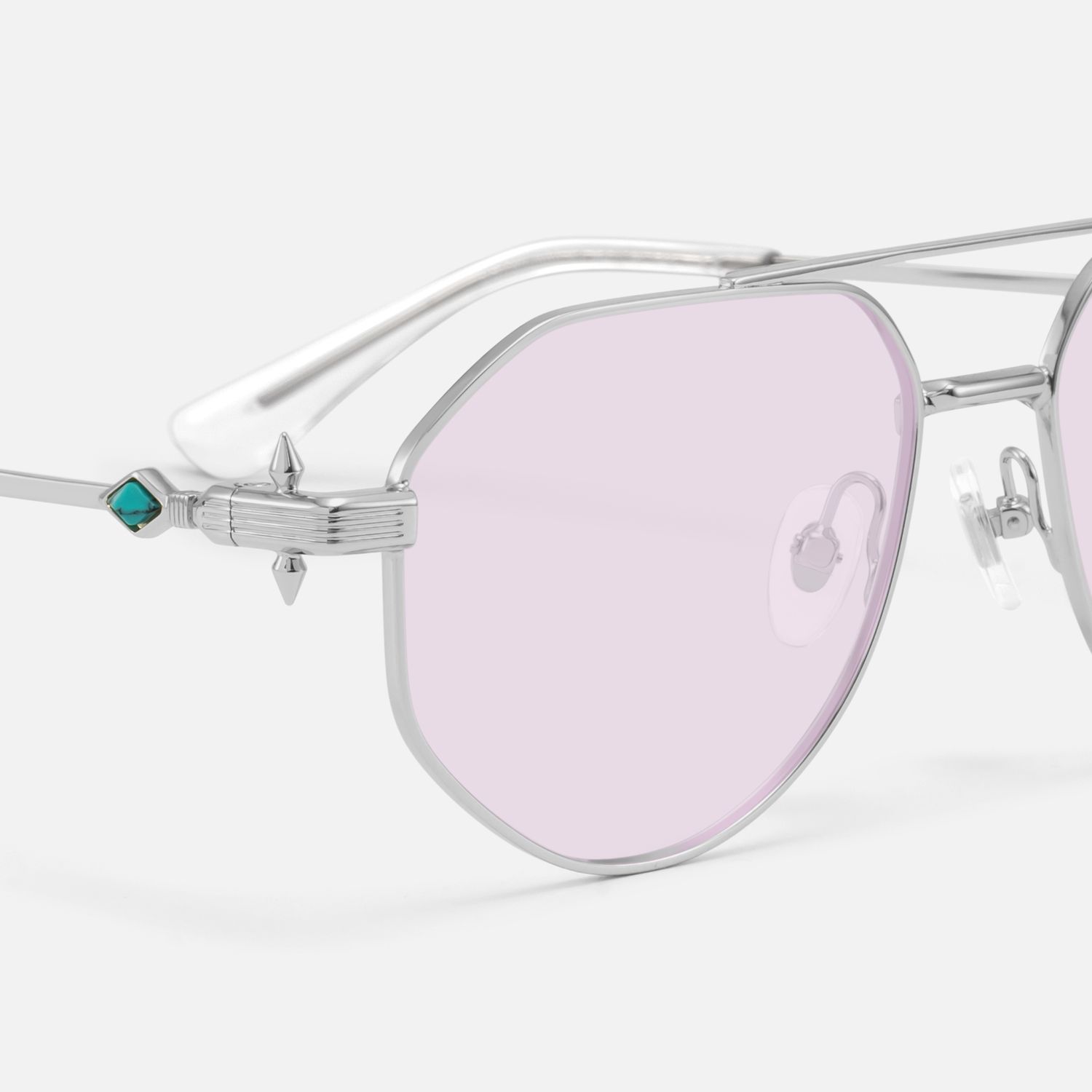 Aegis - Aviator Silver Sunglasses product detail 4