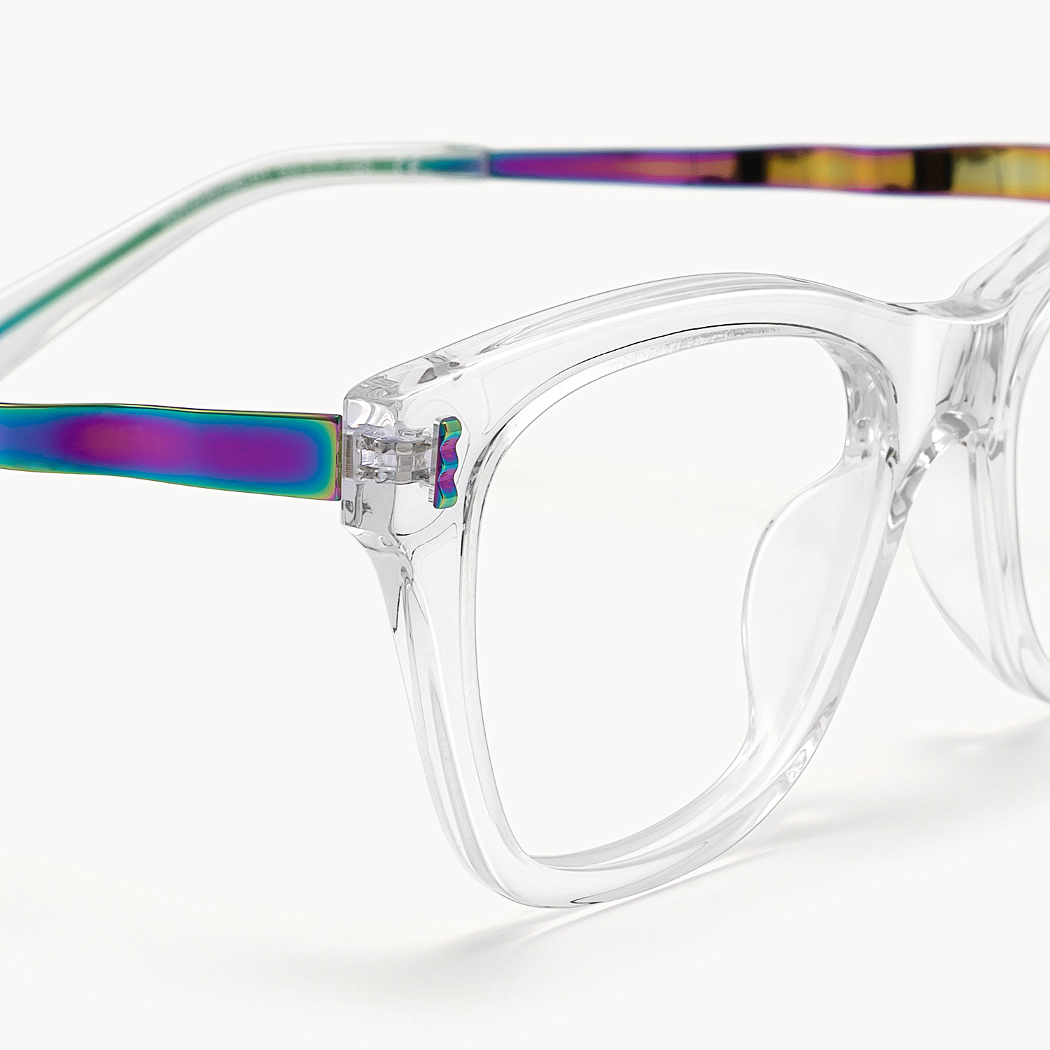 Hype - Square Transparent Eyeglasses - 6
