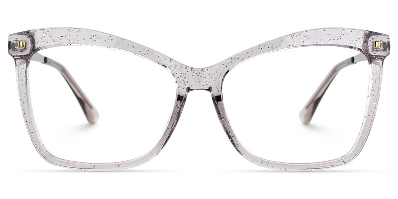 Libby - Butterfly Grey Eyeglasses | Vooglam