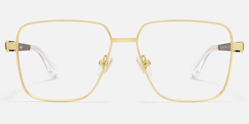 Griot - Square Gold Eyeglasses