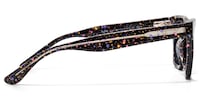 Drip - Rectangle Black Sunglasses - 4
