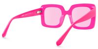 Esadowa - Square Pink Sunglasses | Vooglam Side View