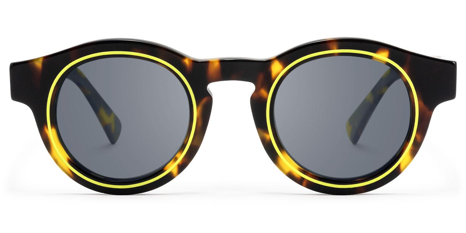 Pulse - Round Tortoise Sunglasses | Vooglam Product Details 1