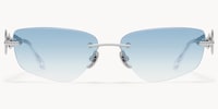 The Decoder - Geometric Silver Sunglasses - 1