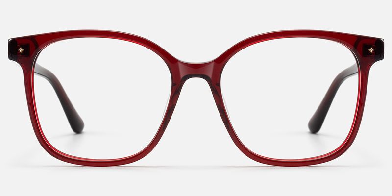 Spacek - Square Red Eyeglasses