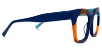 Terrie - Square Blue/Orange Eyeglasses | Vooglam 